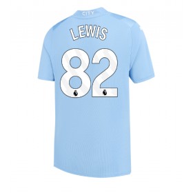 Manchester City Rico Lewis #82 Hemmakläder 2023-24 Kortärmad